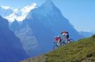 (c) Grindelwald Tourismus, Mountainbike-Abfahrt vor der Kulisse des Eigers